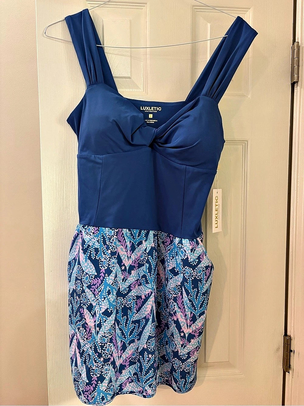 Lilly Pulitzer Luxletic Active Romper Large NWT